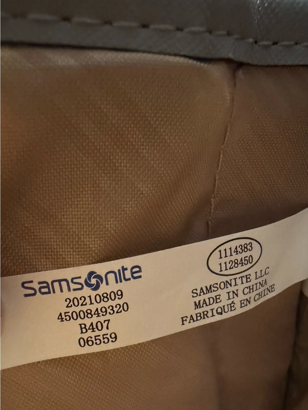 Samsonite Women’s Executive Leather Convertible Backpack in Grey VGUC